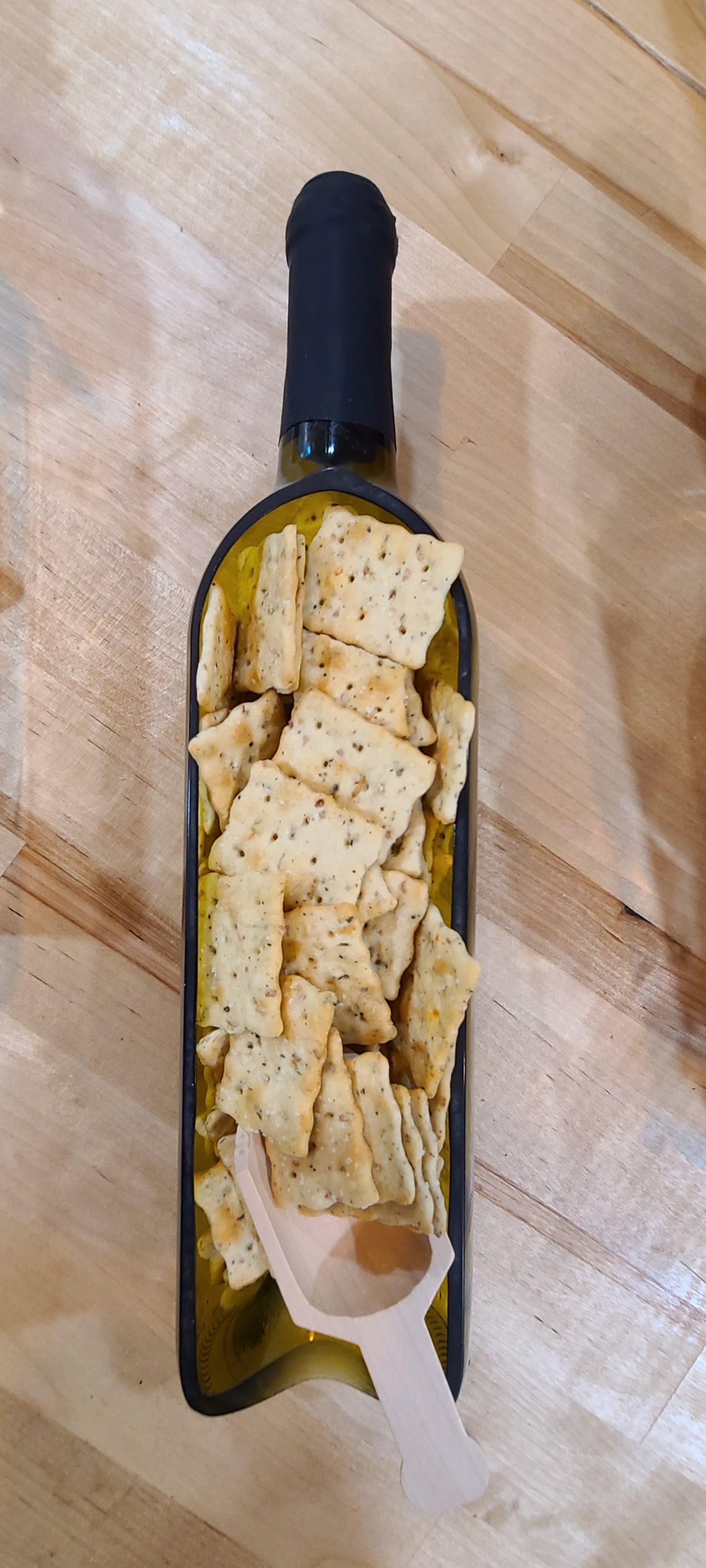 Wine Bottle Serving Dish